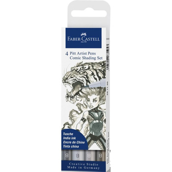 Zestaw do rysowania komiksów Faber-Castell Pit Artist Pen The Famazings Daughter 4 sztuki