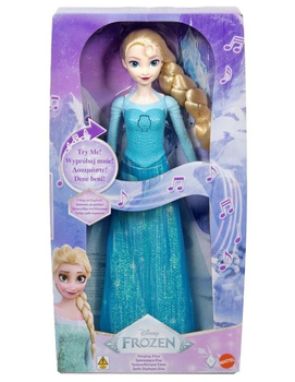 Disney Frozen Lalka Księżniczka Elsa śpiewająca Mattel