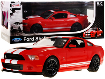 Ford Shelby Mustang GT500 czerwony RASTAR model 1:14 Zdalnie sterowane