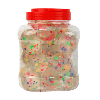 Piłeczki kauczukowe zestaw 25 sztuk kolorowe do zabawy rozwijające