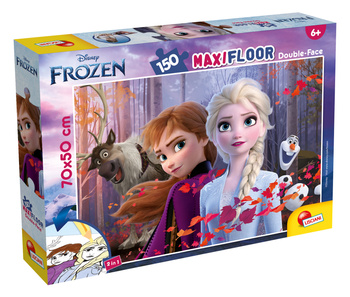 LISCIANI DISNEY PUZZLE DWUSTRONNE MAXI PODŁOGOWE 150 EL.  KRAINA LODU