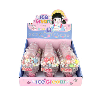 Koraliki Do Biżuterii Zestaw DIY Kolorowe Lody Zabawka Kreatywna Prezent