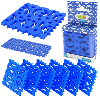 Zestaw Klocków Płytek Konstrukcyjnych Basic Baseplate Blue 6 Elementów