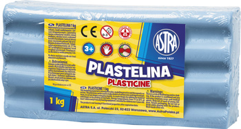 Plastelina Astra 1 kg niebieska jasna