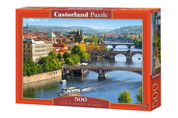 Puzzle 500 View of Bridges in Prague CASTOR Castorland