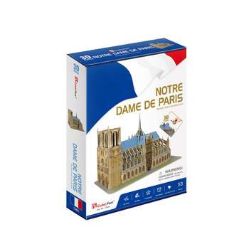 PUZZLE 3D KATEDRA NOTRE DAME - C242H - 53 ELEMENTY