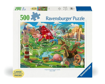Puzzle 2D: Park rozrywki 500el Ravensburger