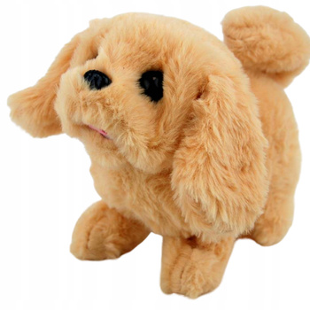 Interaktywny uroczy piesek zabawka szczeka chodzi na baterie dla dzieci