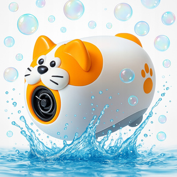 Kotek Bańki Mydlane Maszyna Kot Do Baniek Na Baterie Generator Mydlanych