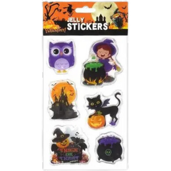 Naklejki Żelowe Halloween Na Okno Dekoracje Dynia Nietoperz Prezent