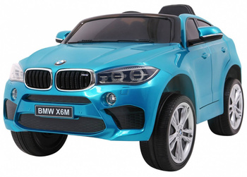 Auto Na Akumulator BMW X6M Niebieski Pilot Wolny Start EVA Panel audio LED