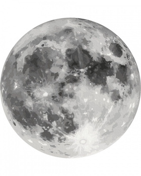Malowanie po numerach BRUSHME okrągły 40 cm Księżyc
