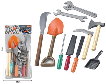 Zestaw narzędzi warsztatowych 10 elementów dla majsterkowiczów i profesjona