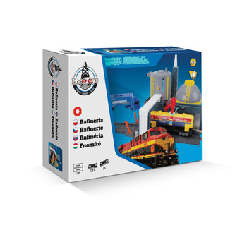 LOKOMOTYWA ZABAWKA RAFINERIA EDUKACYJNA INTERAKTYWNA DLA DZIECI NA PREZENT