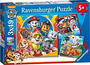 Puzzle dla dzieci 3x49 Psi Patrol Ravensburger