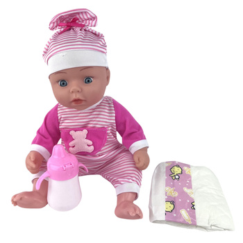 Lalka pijąca i sikająca zabawka dla dzieci interaktywna w folii