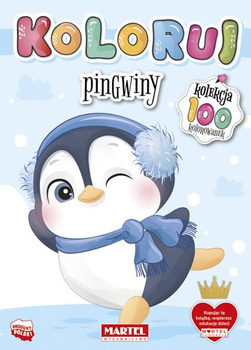 Pingwiny. Koloruj
