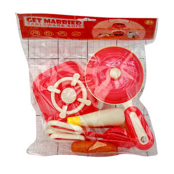 Zestaw kuchenny dla dzieci w folii zabawka edukacyjna do gotowania