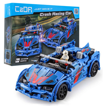 Klocki techniczne CaDA 585 el. Zdalnie sterowany Crush Racing Car