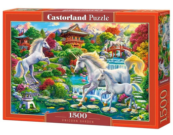 Puzzle 1500 Unicorn Garden CASTOR Castorland