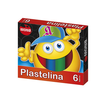 Plastelina 6 kolorów 15 g