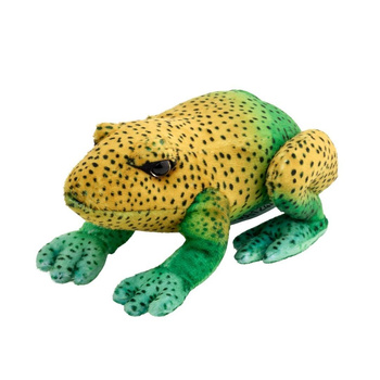Żaba zielono-żółta 13cm Beppe