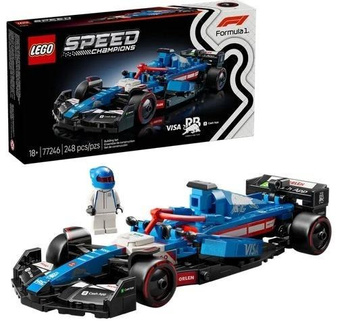 LEGO(R) SPEED CHAMPIONS 77246 (4szt) Bolid F1 Visa..