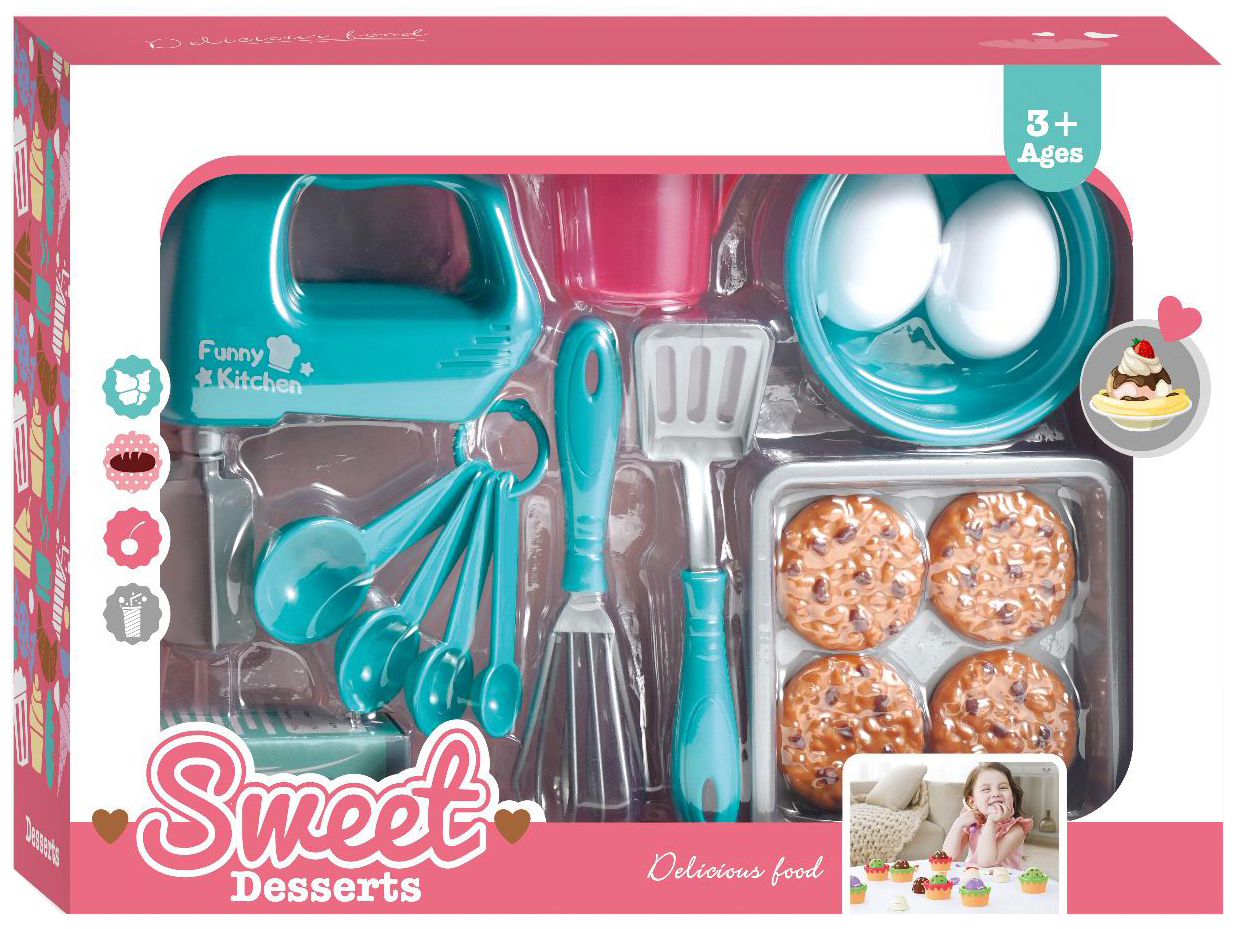 Zestaw naczyń kuchennych stalowych dla dzieci