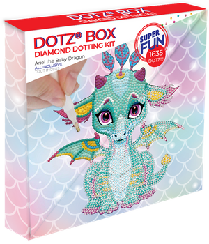 DIAMOND DOTZ DOTZ BOX  ARIEL THE BABY DRAGON