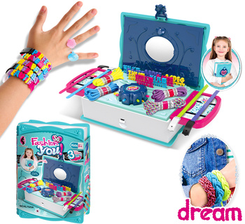 Zestaw Kreatywny Do Zaplatania Bransoletek Dla Dzieci DIY Prezent