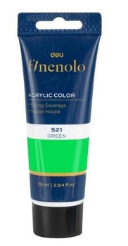 Farba akrylowa Finenolo zielona 75ml.