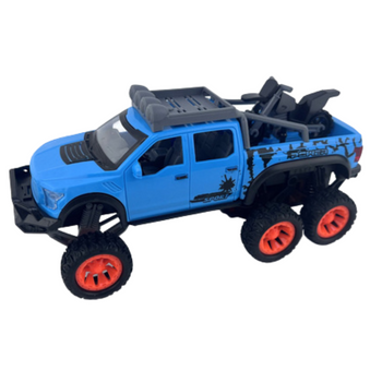 Samochód terenowy 6-kołowy zabawka wytrzymała dla dzieci w folii 1 sztuk