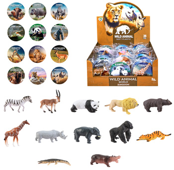 Figurka Zwierzęta Zoo Dla Dzieci Edukacyjna Zabawka Rozwojowa Prezent