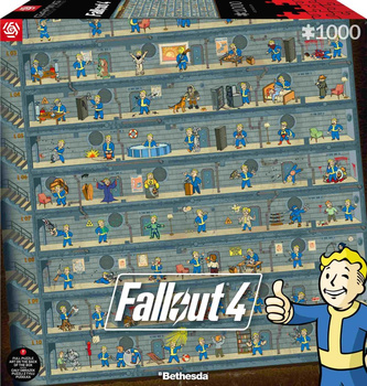 Puzzle 1000 Gaming Fallout 4 Perk Poster