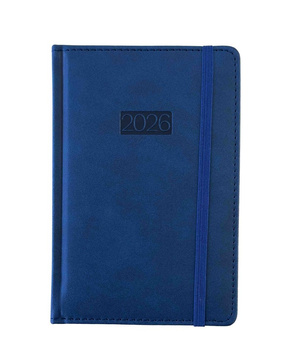 Kalendarz 2026 A5 LUX dzienny granatowy V2 K-A5D L