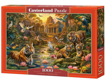 Puzzle 1000 Tigers Paradise CASTOR Castorland