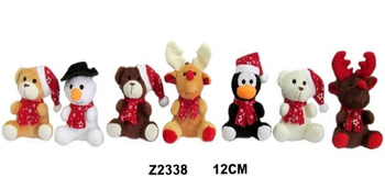 Zwierzęta świąteczne 12cm MIX Sun-Day