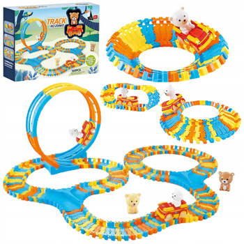 Kolejka Elektryczna Tor Dla Dzieci Światło Dźwięk Prezent