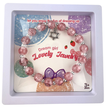 Bransoletka dla dziewczynek elegancka klasyczna biżuteria modna na prezent