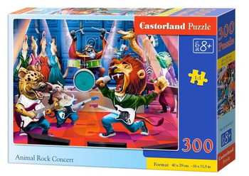 Puzzle 300 Animal Rock Concert CASTOR Castorland