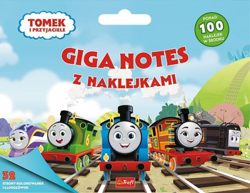Tomek i Przyjaciele. Giga notes z naklejkami