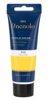Farba akrylowa Finenolo żółta 75ml.