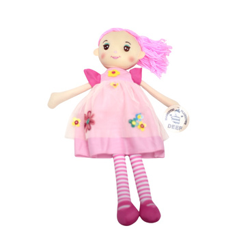 Lalka Miękka Przytulanka Edukacyjna Dla Dzieci Prezent Dziewczynka