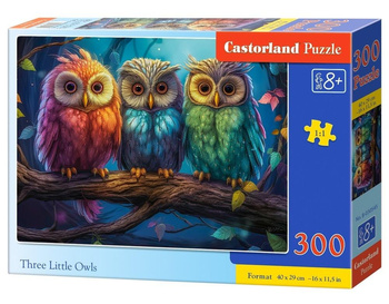 Puzzle 300 Three Little Owls CASTOR Castorland
