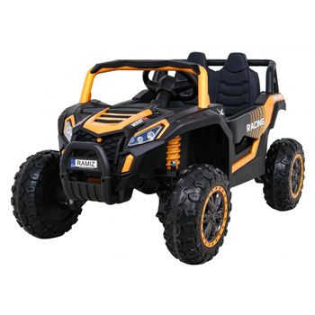 Auto Na Akumulator Buggy UTV 2000 Racing Złoty Napęd 4x4 Pilot MP3 LED EVA