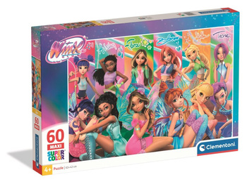 Puzzle 60 Maxi Super kolor Winx 26301