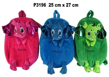 Plecak smok "Kraków" 25x27cm MIX Sun-Day