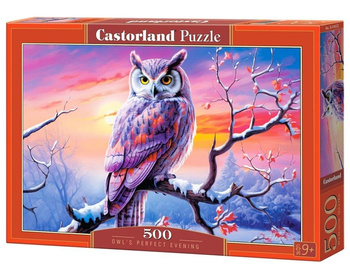 Puzzle 500 Owl's Perfect Evening CASTOR Castorland