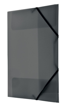Teczka pp z gumką narożną A4 czarna