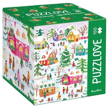Puzzle 150 Puzzlove Zimowe spotkania CzuCzu